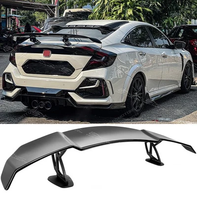 Alerón trasero de 55" negro para Honda Civic 2016-2025 estilo GT alerón de carreras Foto 1 de 4