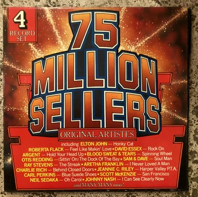 VARIOUS 75 MILLION SELLERS UK 1975 VINYL 4LP COMP RECORD SET💥ALL MINT - Image 1 of 2