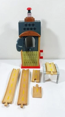 Disney Pixar Cars 2 Wooden Railway Big Bently Breakout Set Clock tower - Image 1 of 4