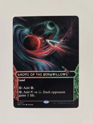 Grove of the Burnwillows 0017 Borderless Mythic MTG Edge of Eternities Stellar - Image 1 of 4