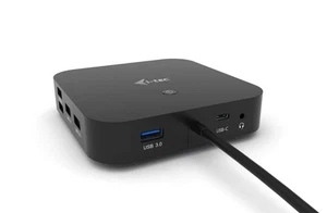 i-tec USB-C Docking Station 2x4K - 2x DisplayPort 1x USB-C 3x USB 3.0 2x USB 2.0 - Afbeelding 1 van 9