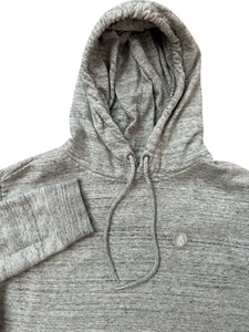 Volcom Men’s Gray Hooded Sweatshirt Size Medium Hoodie Skater Wear Skateboard - Picture 1 of 8