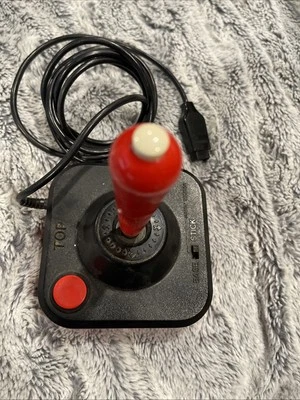 Wico Command Control “Bat” Red Joystick Vintage 1982 Atari Commodore Controller - Image 1 of 4