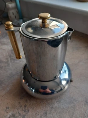 Principessa Lavazza Coffee Maker Vintage Moka Pot Balzano Italy INOX 18/10 - Image 1 of 4