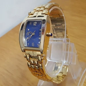Klassische Krug-Baumen Smoking Diamant Gold Armband blaue Herrenuhr 1964DMT - Bild 1 von 10