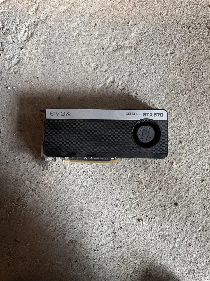 EVGA NVIDIA GeForce GTX 670 tested working  - Image 1 of 1