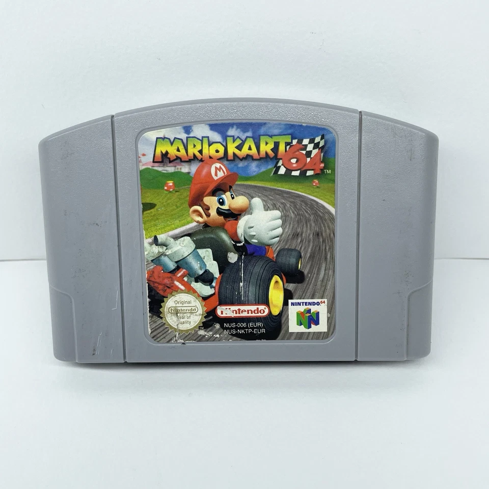 Gioco Mario Kart 64 Nintendo 64 PAL Solo Cartuccia N64 EUR ORIGINALE - Immagine 1 di 2