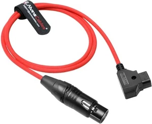 Ultra Flexible D-Tap to XLR 4 Pin Female Braided Power Cable for Sony Venice|F5 - Picture 1 of 7