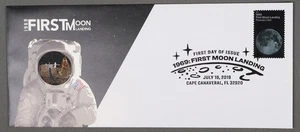 MayfairStamps US Space FDC 2019 Florida Moon Landing Anniversary First Day Cover - Picture 1 of 2