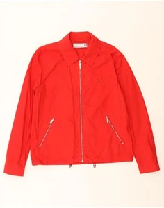 SERGIO TACCHINI Mens Bomber Jacket Large Red Cotton AJ04 - Picture 1 of 6