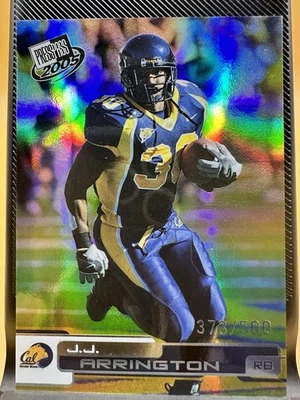 2005 Press Pass Reflectors 373/500 JJ Arrington #R13 Rookie RC Cal Bears - Image 1 of 4
