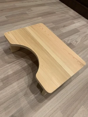 Toiletten Hocker Holz Natur  - Bild 1 von 4