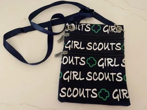 Bolso Bandolera Girl Scouts Correa Ajustable Bolso de Viaje Bolsillos con Cremallera Negro - Imagen 1 de 6