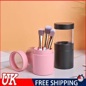 Portable Visible Makeup Brush Tools Holder Cosmetic Pens Storage Cup Case Box - Picture 1 of 14