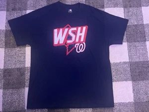 Camisa de béisbol azul marino XL MLB mercancía genuina de los Washington Nationals para hombre - Imagen 1 de 5