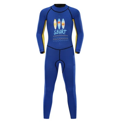 Traje de baño protector solar para niños manga larga body traje de buceo para niñas y niños Foto 1 de 4