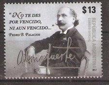ARGENTINA STAMPS  2017 LITERATURE WRITER ALMAFUERTE MNH YV 3168 MNH MINT