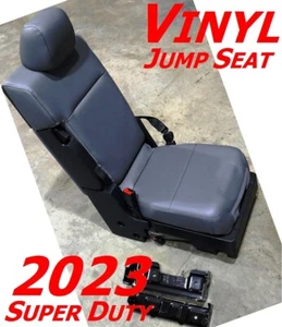 VINYL Front Center Jump Seat Console Armrest 2 DR Ford Super Duty Superduty OEM - Picture 1 of 24
