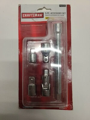NEW 5pc 3/8 Drive Socket Accessory Set 942335 - Image 1 of 4
