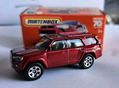 MATCHBOX 2022 POWER GRABS - '18 TOYOTA 4 RUNNER [RED] VHTF NEAR MINT SEALED BOX  - Image 1 of 4