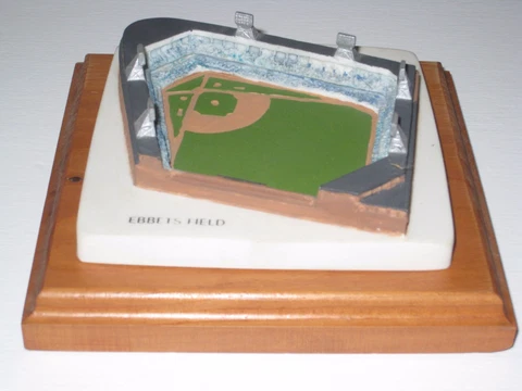 BROOKLYN DODGERS 3D BASEBALL FIELD PLAQUE EBBETS FIELD Cover