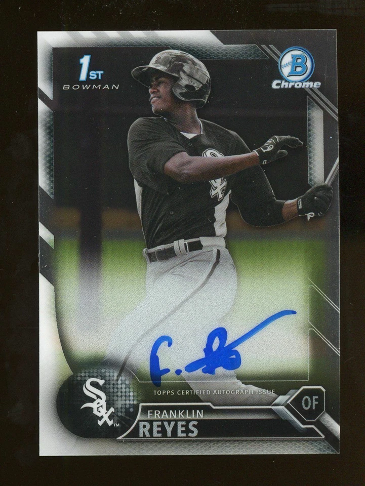 2016 Franklin Reyes Bowman Chrome Autographed Rookie Card  Au RC Auto - Image 1 of 1