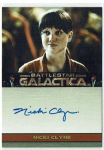 Battlestar Galactica Edición Estreno Autógrafo Automático Nicki Clyne como Cally - Imagen 1 de 2