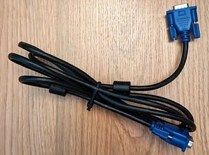 VGA Extension Cable 5Ft 1.5M For PC TV Monitor Projector Male to Male 15-pin - Picture 1 of 2