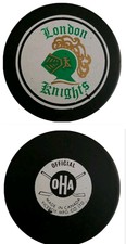 LONDON KNIGHTS OHA PRE OHL RARE VINTAGE VICEROY MFG. OFFICIAL GAME PUCK - CANADA