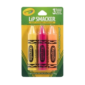 Lip Smacker Crayola Lippenbalsam mit Buntstiftgeschmack Trio 3er Pack, - Bild 1 von 2