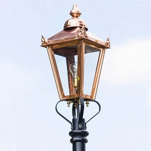 EX-DISPLAY 60cm Copper Victorian Lantern - Replacement Lamppost Top - Picture 1 of 2