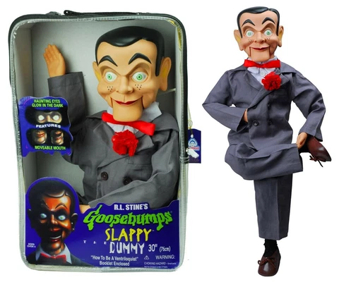Slappy Dummy Ventriloquist Doll 30" - Star of Goosebumps” Glow In The Dark NEW Cover