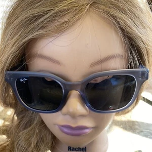 MAUI JIM MJ822-06M SHORE BREAK Matte Translucent Blue Grey Fade AUTHENTIC ITALY - Picture 1 of 9