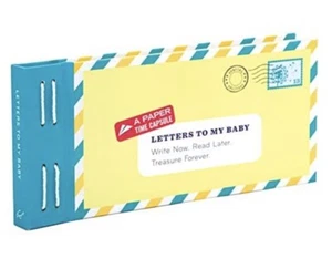 Letters to My Baby. Write Now. Read Later. Treasure Forever. Paper Time Capsule - Picture 1 of 8