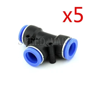 5 x T-junction PE16 aire neumático 3 vías conector manguera de tubo 16 mm - Imagen 1 de 2