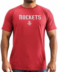 Camiseta Houston Rockets Para Hombre Roja Majestic Put Back Mangas Cortas - Imagen 1 de 3