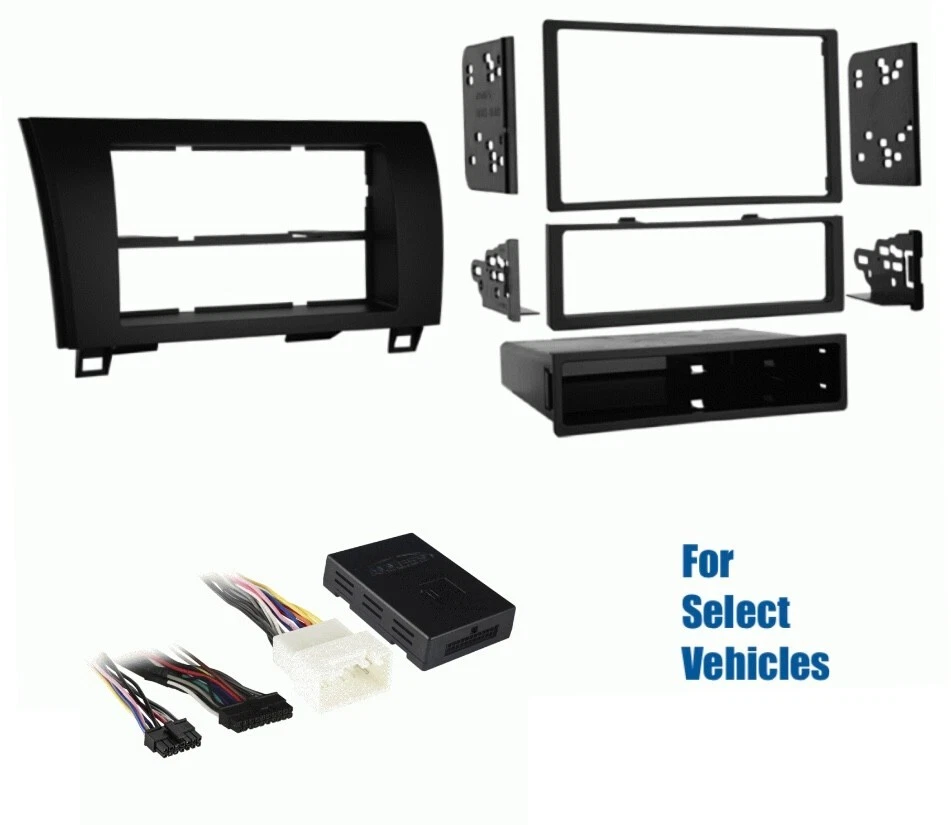 Gloss Car Stereo Kit Wire Harness for 2007-2013 Toyota Tundra +Sequoia w/JBL/Amp - Image 1 of 1