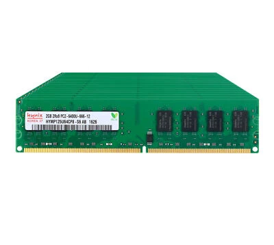 For Hynix 2GB PC2-6400U DDR2 800MHz 240PIN DIMM Desktop RAM memory PC6400 Lot - Image 1 of 4