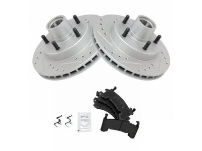 For 1982-1992 Pontiac Firebird Brake Pad and Rotor Kit Front 89639CVJP 1983 1984 - Image 1 of 2