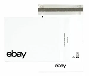 Ebay schwarzes Logo Versand 12" x 15" Polymailer (keine Polsterung) - schwarzes Logo 50 - Bild 1 von 4