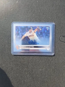 2022 Topps Chrome Auto RC (Kervin Castro #RA-KC) Rookie of San Francisco Giants - Picture 1 of 2
