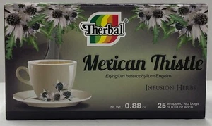Therbal Te Hierba del Sapo Mexican Thistle Tea infusion herbs 25 Bags - Picture 1 of 4