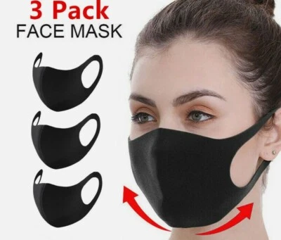 [3-PACK] Washable Reusable Face Masks/ Fast FREE SHIPPING - Image 1 of 4