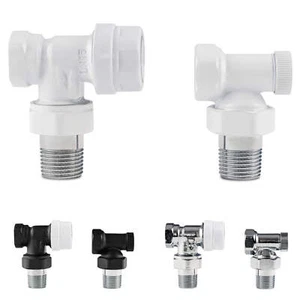 VILSTEIN Heizkörperanschluss 90° Eckventil für Badheizkörper Wandmontage 1/2" - Bild 1 von 13