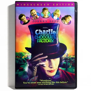Charlie & the Chocolate Factory (DVD, 2005, Widescreen) Like New !   Johnny Depp - Bild 1 von 3