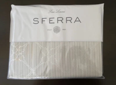 Funda nórdica completa/queen beige SFERRA Valenta nueva en caja $663 Foto 1 de 4