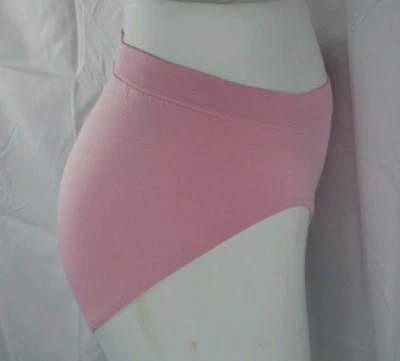 BALI 303J Panties Barely There Hi Cut Seamless Microfiber White Beige or Pink - Image 1 of 4