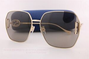 Brand New GUCCI Sunglasses GG 1207/SA 005 Gold/Brown For Women