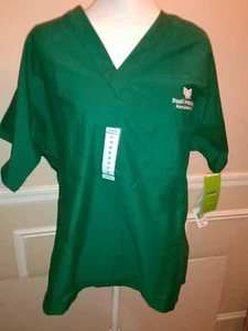 Nuevo Blusa Médica Paoli Hospital Landau Unisex Cuello en V Verde Mediana Nueva con Etiquetas - Imagen 1 de 6