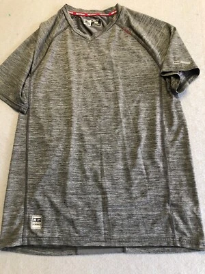 Camisa RBX Para Hombre Grande Ajustada Gris Ropa Activa Camiseta Foto 1 de 4